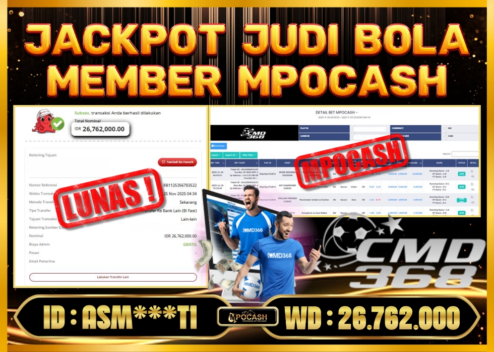 MPOCASH JACKPOT JUDI BOLA